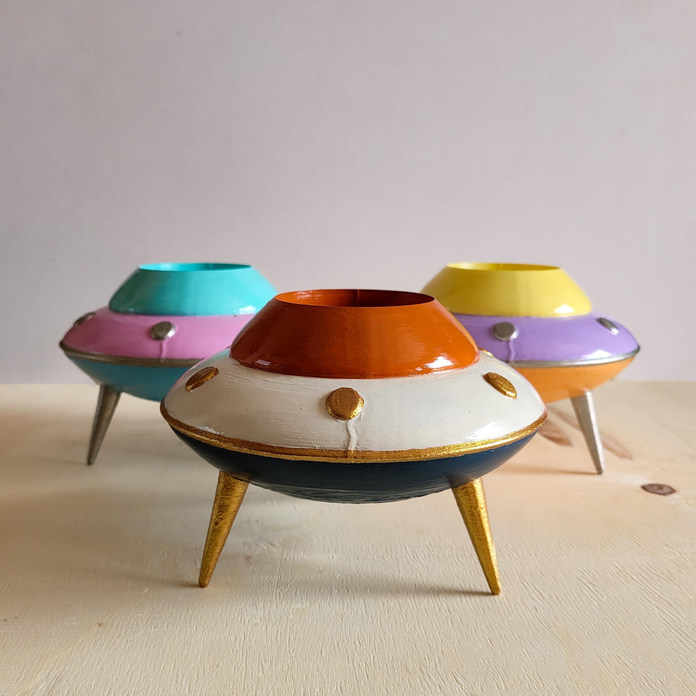 UFO Mini Saksı | Kemik
