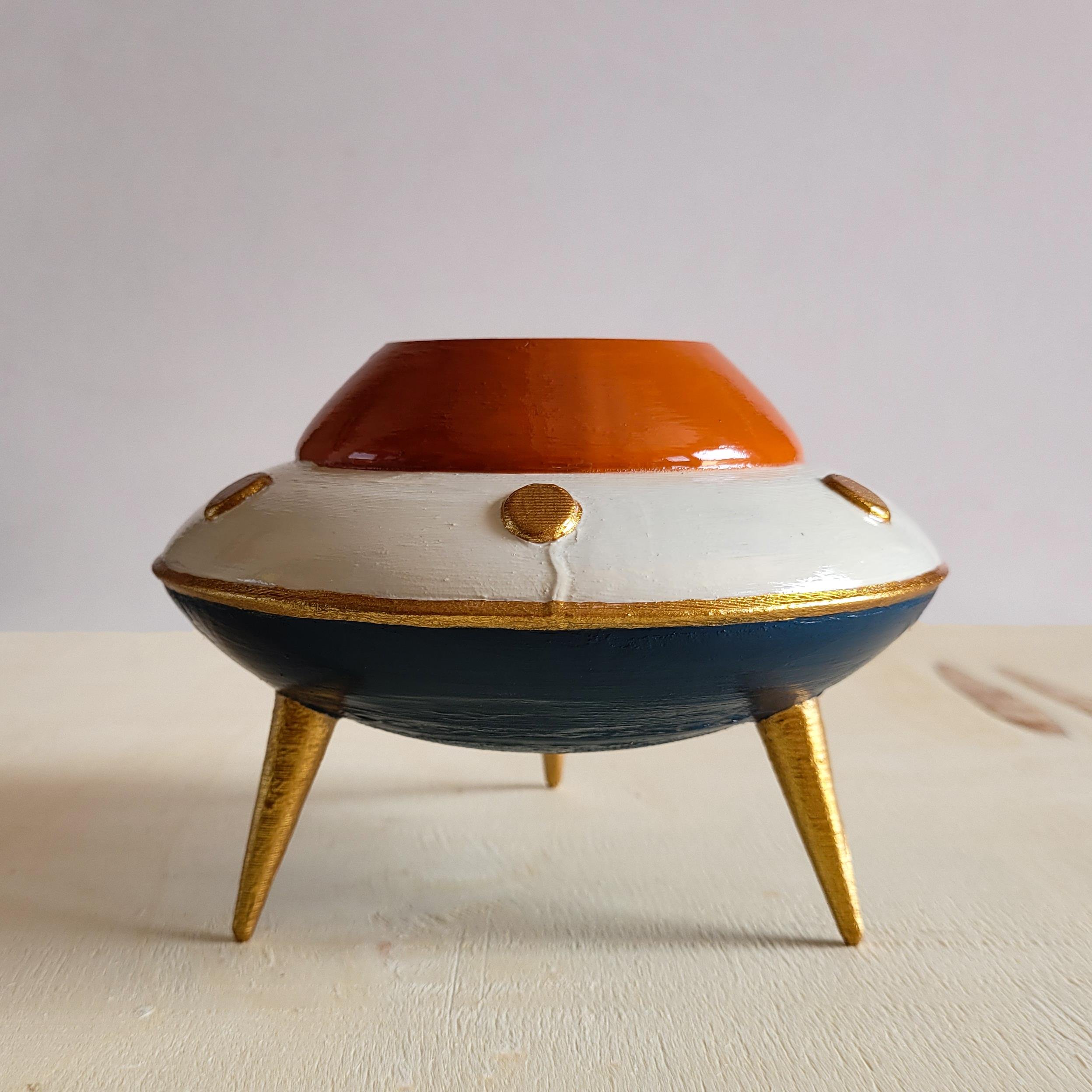 UFO Mini Saksı | Kemik