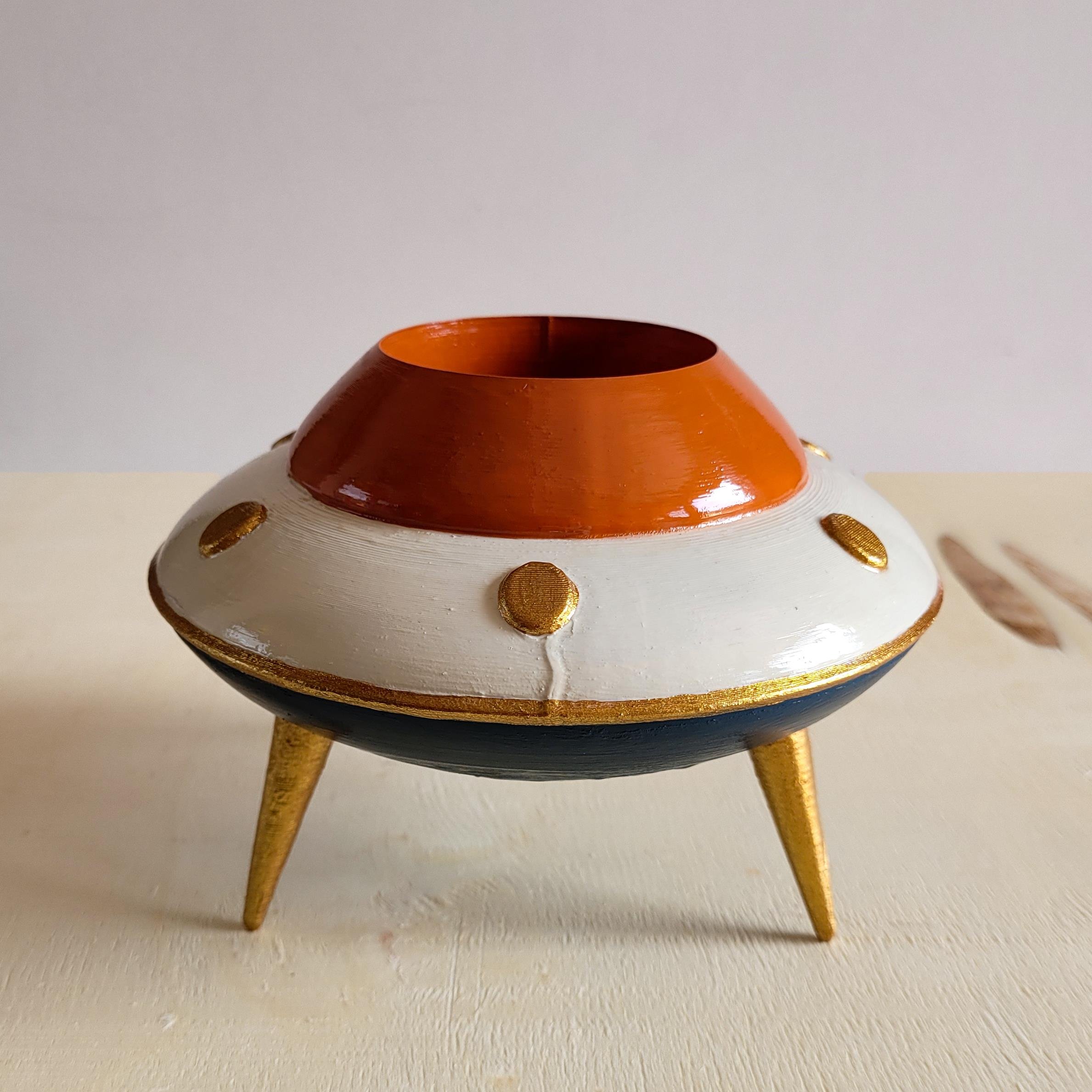 UFO Mini Saksı | Kemik