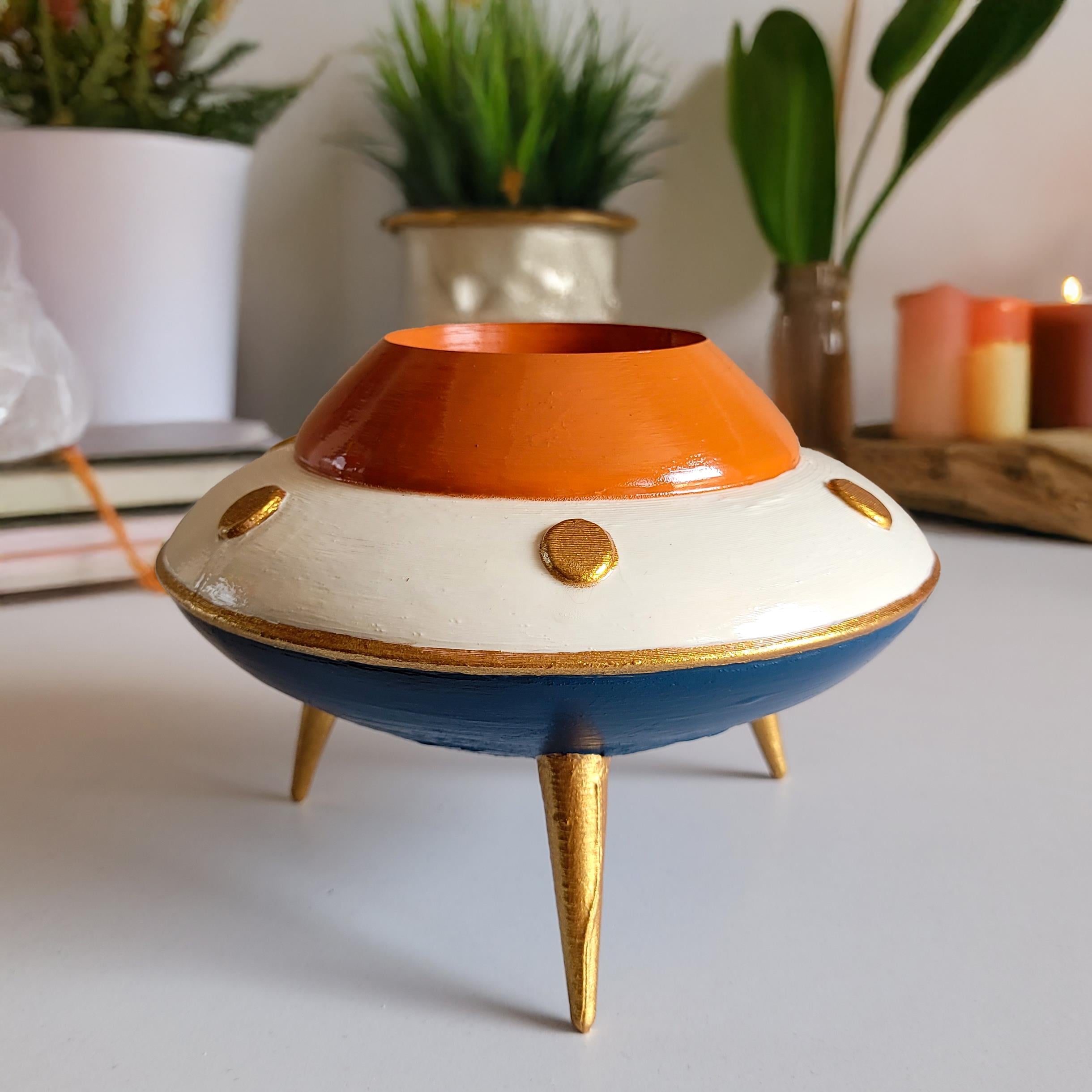 UFO Mini Saksı | Kemik