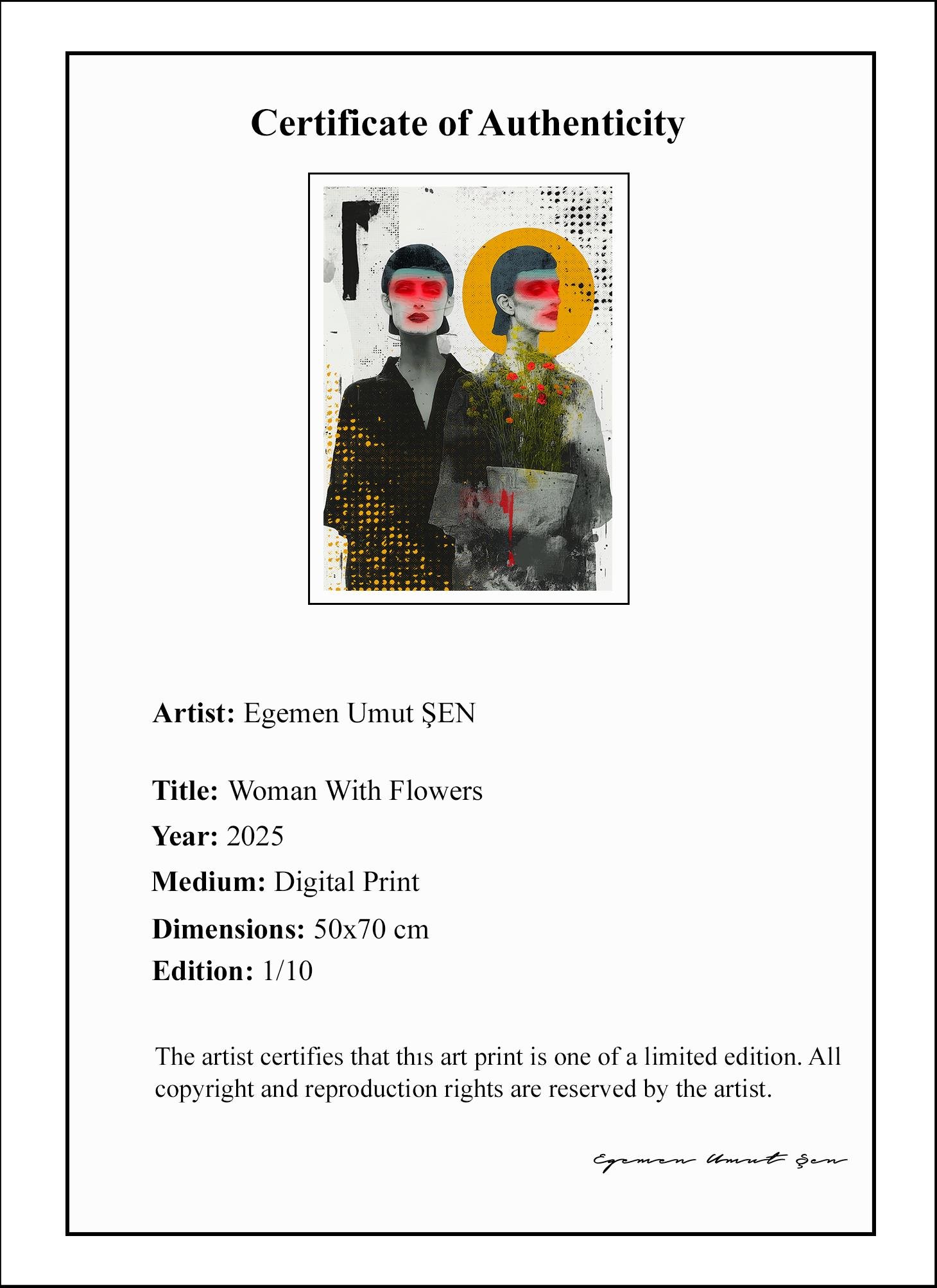 Woman with Flowers