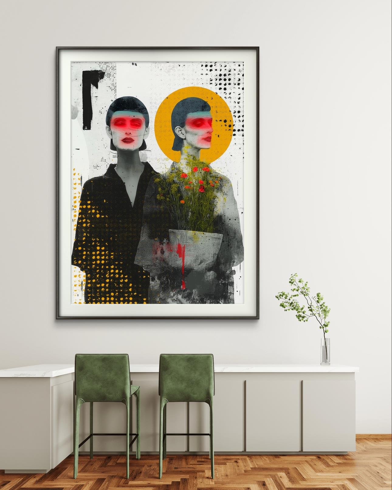 Woman with Flowers