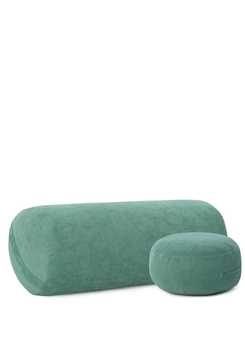 Yeşil Bolster & Meditasyon Minderi