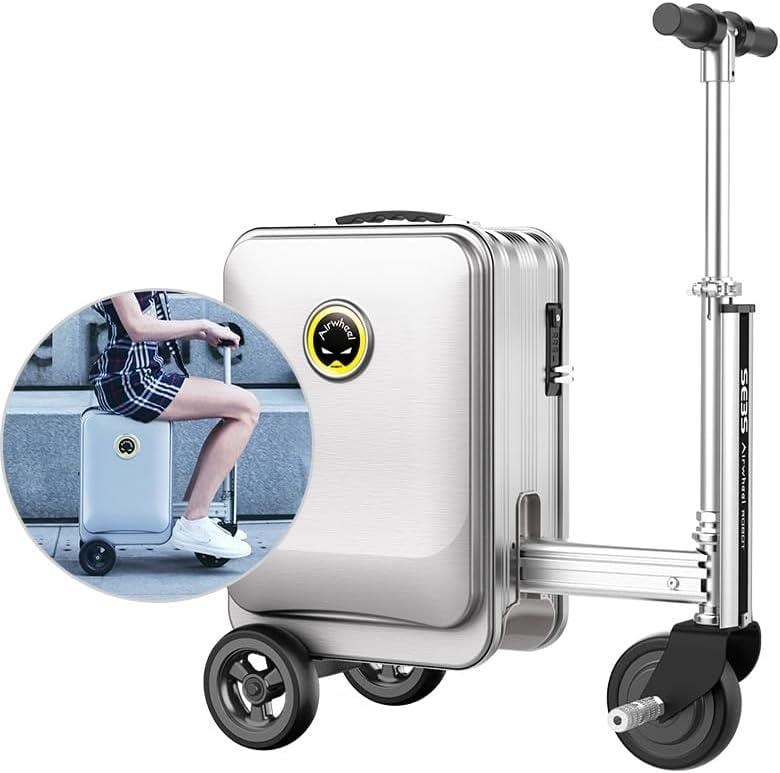 AirWheel SE3S Elektrikli Binilebilir Scooter Valiz - Gri