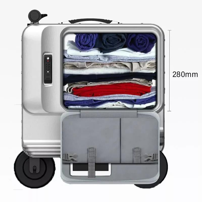 AirWheel SE3T Elektrikli Binilebilir Scooter Valiz - Siyah