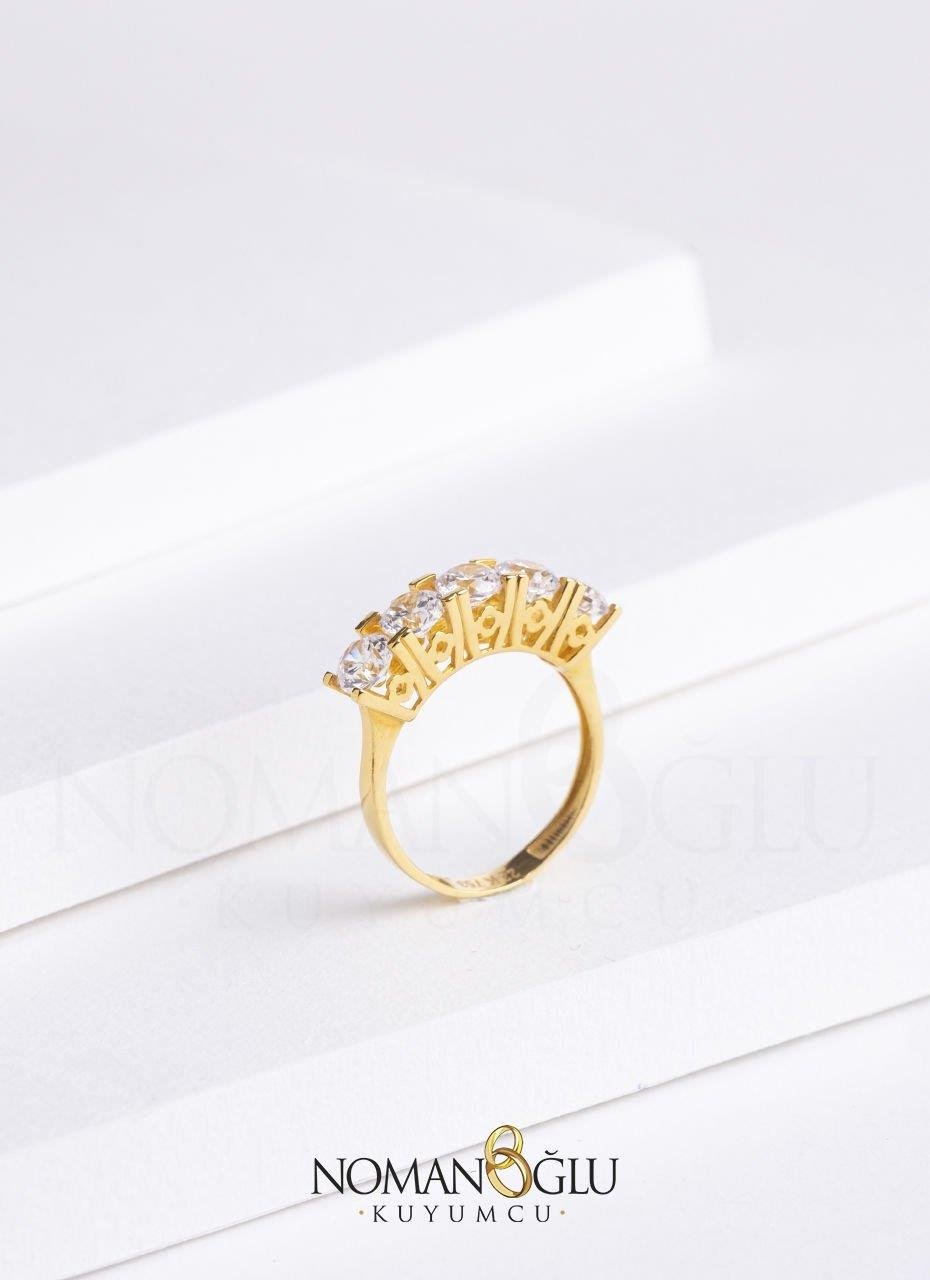 22 Ayar Beştaş Yüzük