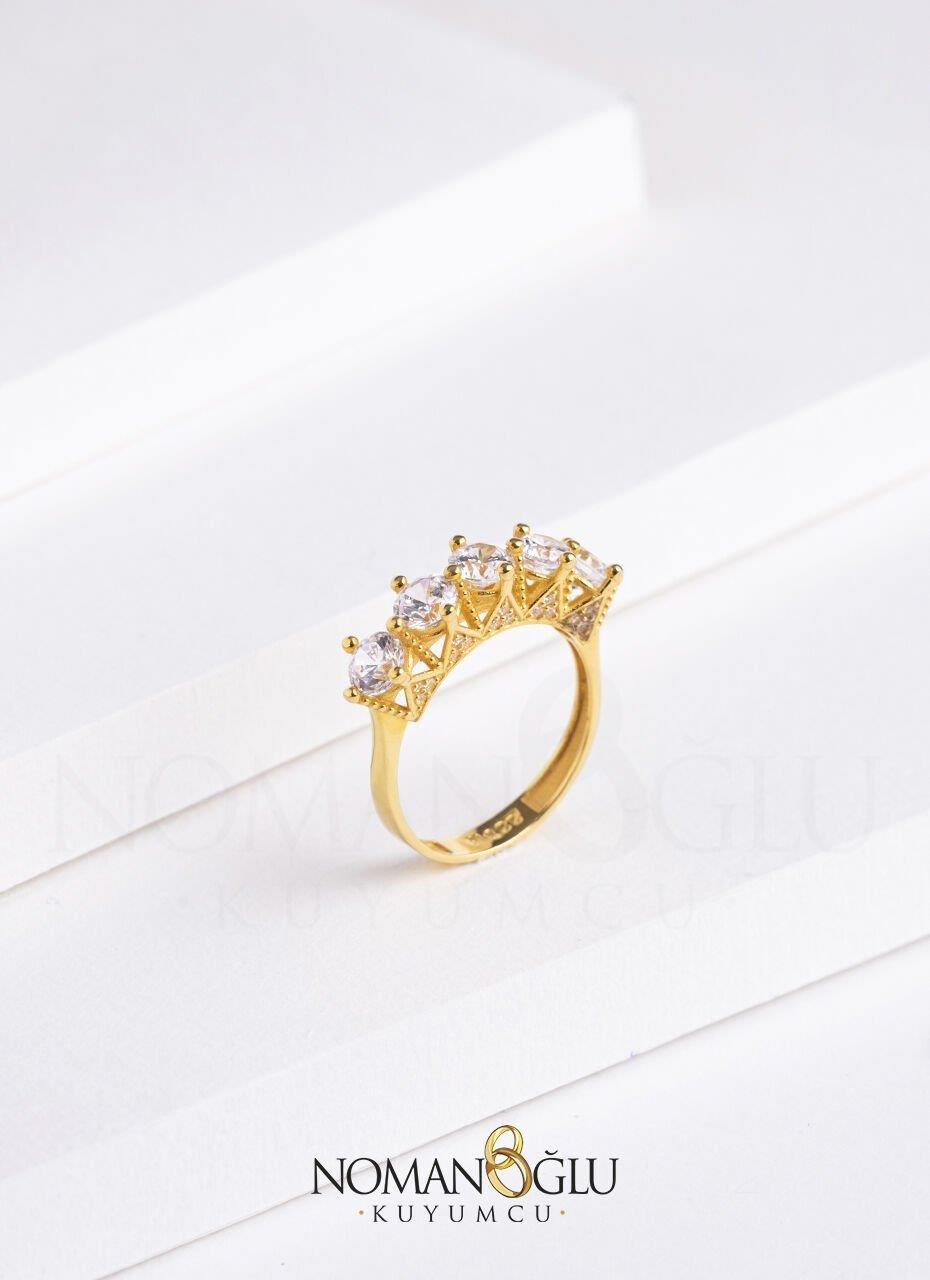 22 Ayar Beştaş Yüzük