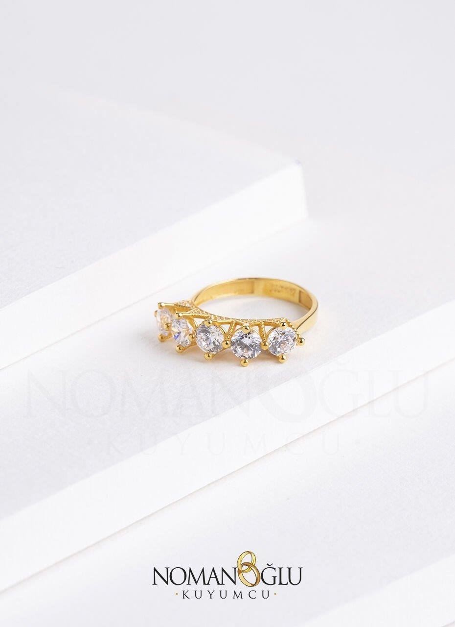 22 Ayar Beştaş Yüzük