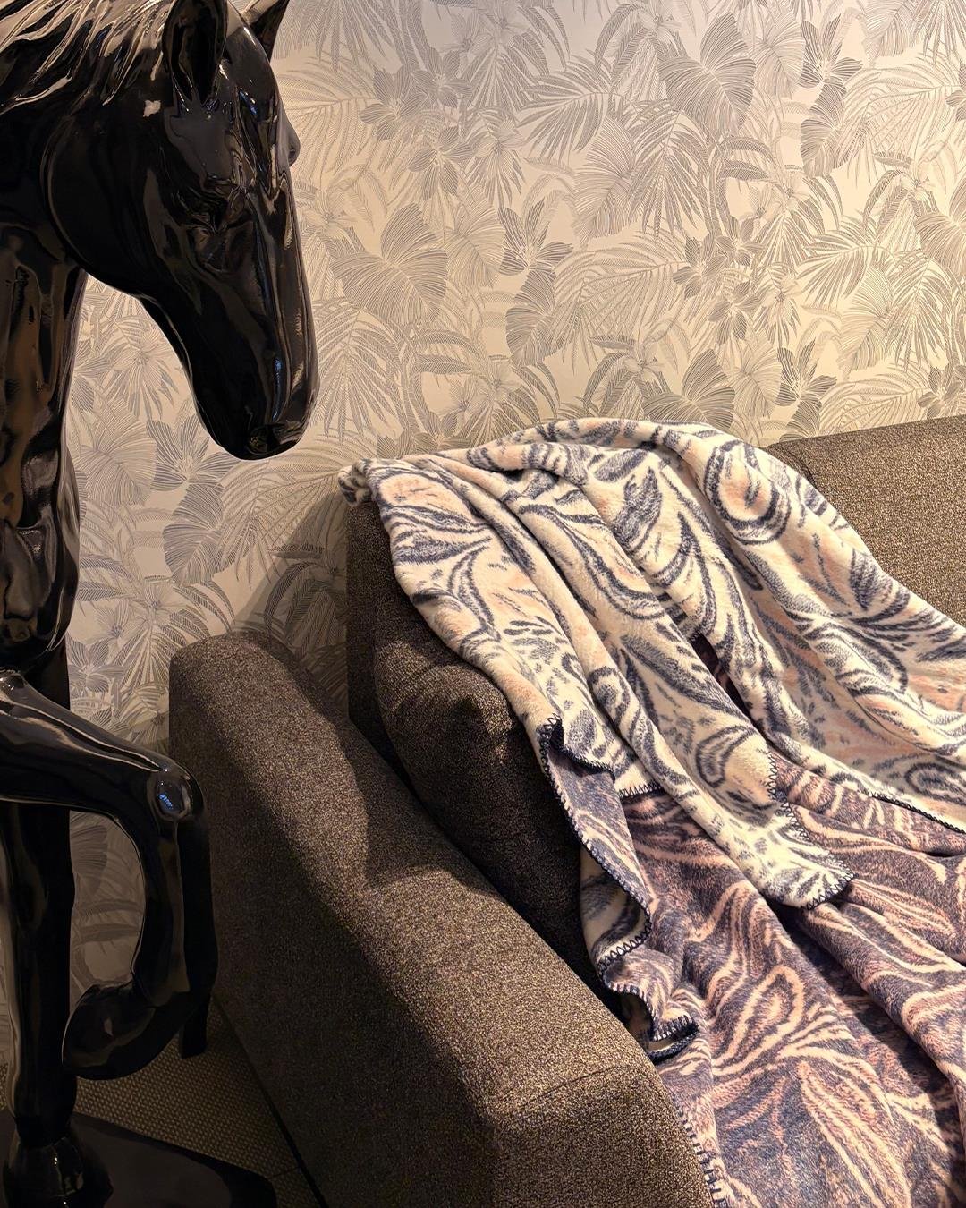 Kış Baharı Pamuk Battaniye (150x200 cm)