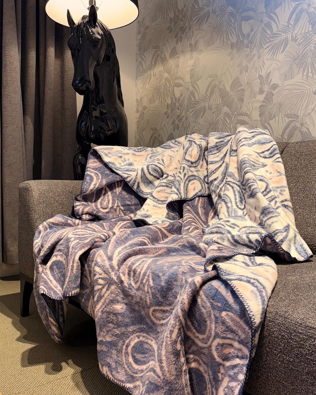 Kış Baharı Pamuk Battaniye (200x220 cm)