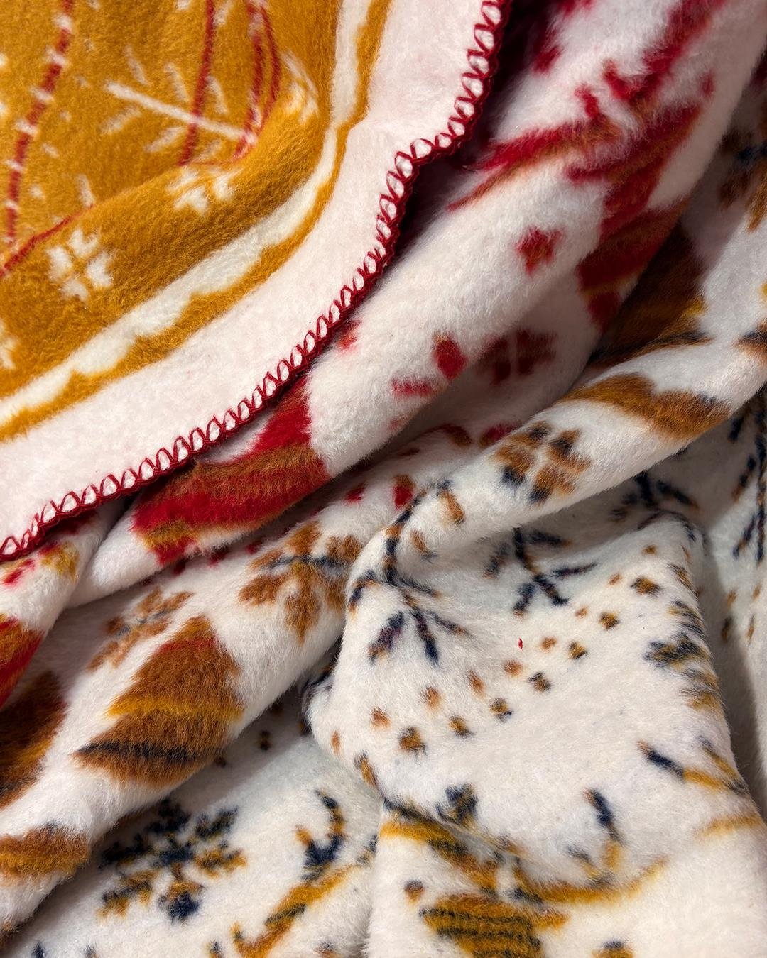 Kış Masalı Pamuk Battaniye (130x170 cm)