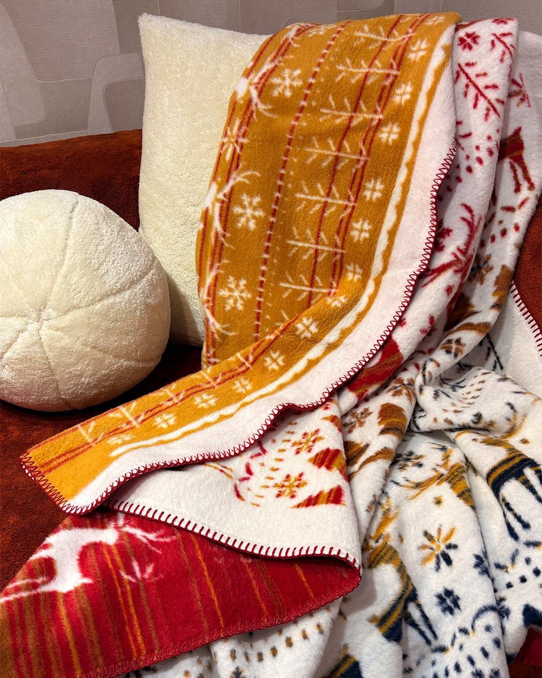 Kış Masalı Pamuk Battaniye (150x200 cm)