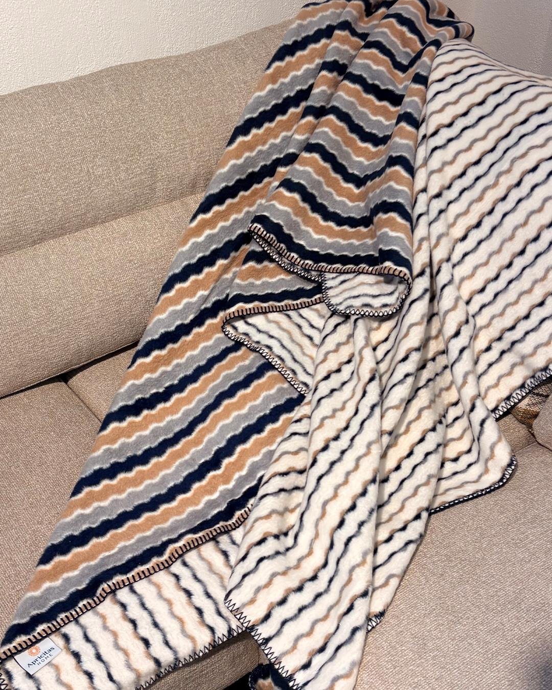 Sıcak Dalgalar Pamuk Battaniye (200x220 cm)