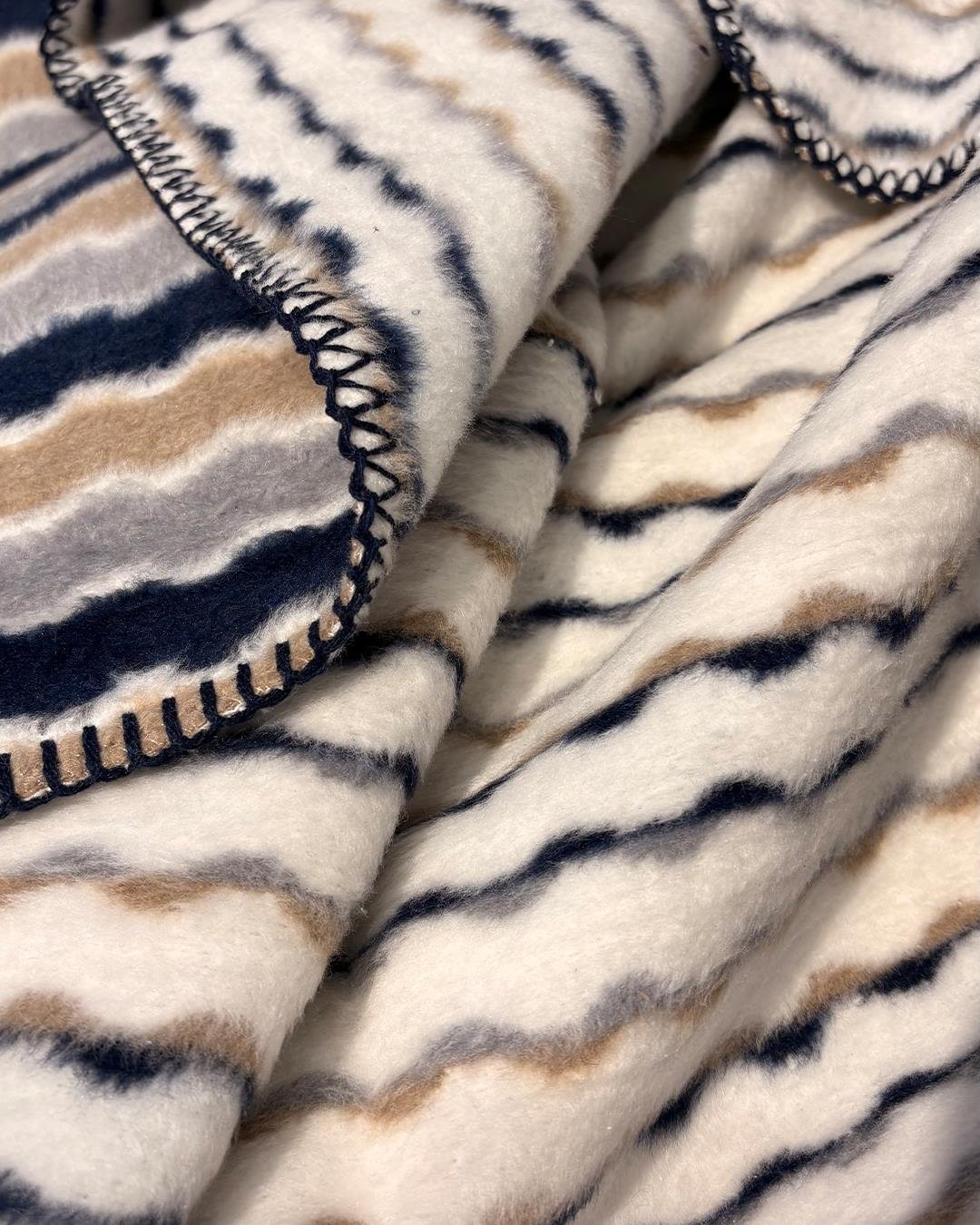 Sıcak Dalgalar Pamuk Battaniye (150x200 cm)