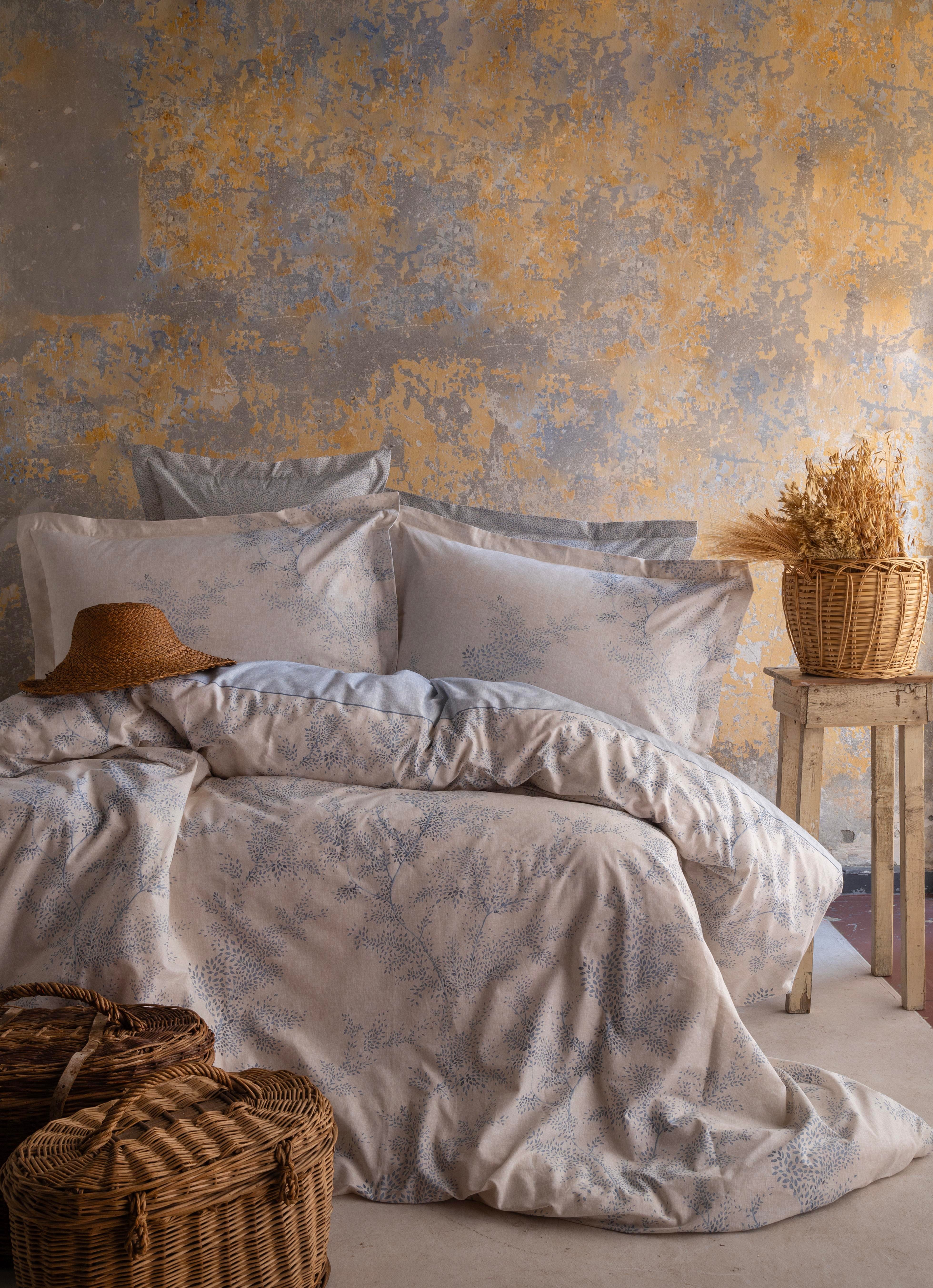 TEK KİŞİLİK NEVRESİM TAKIMI MILA MAVİ - NEVRESIM