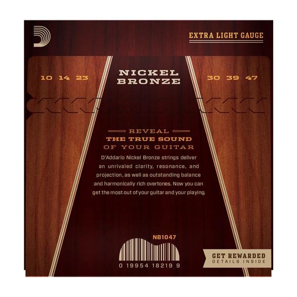 AKUST?K G?TAR TEL SET?, NICKEL BRONZE, X-LITE, 10-