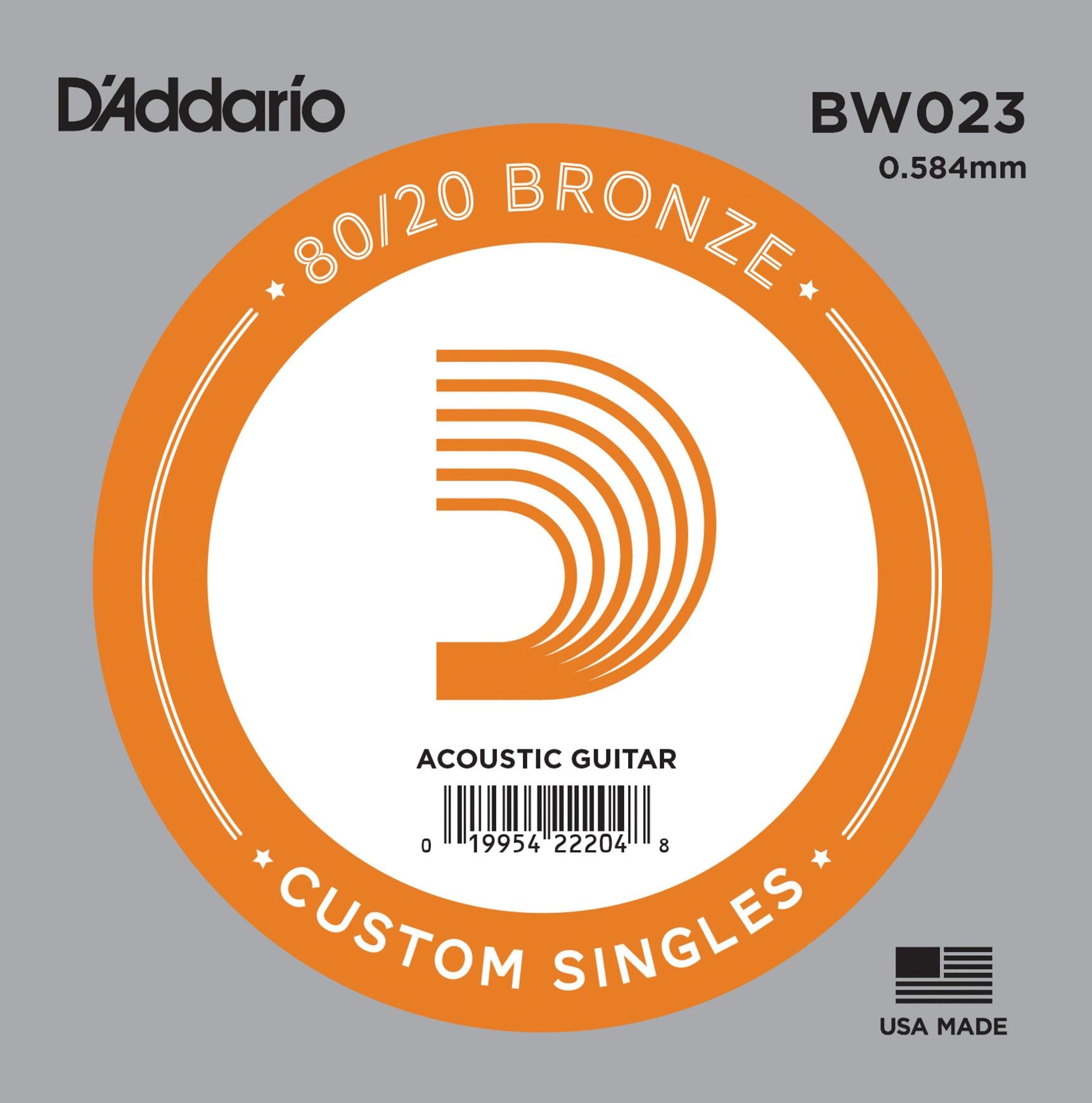 AKUST?K TEK TEL, 80/20 BRONZE WOUND, 023, (SOL) 
