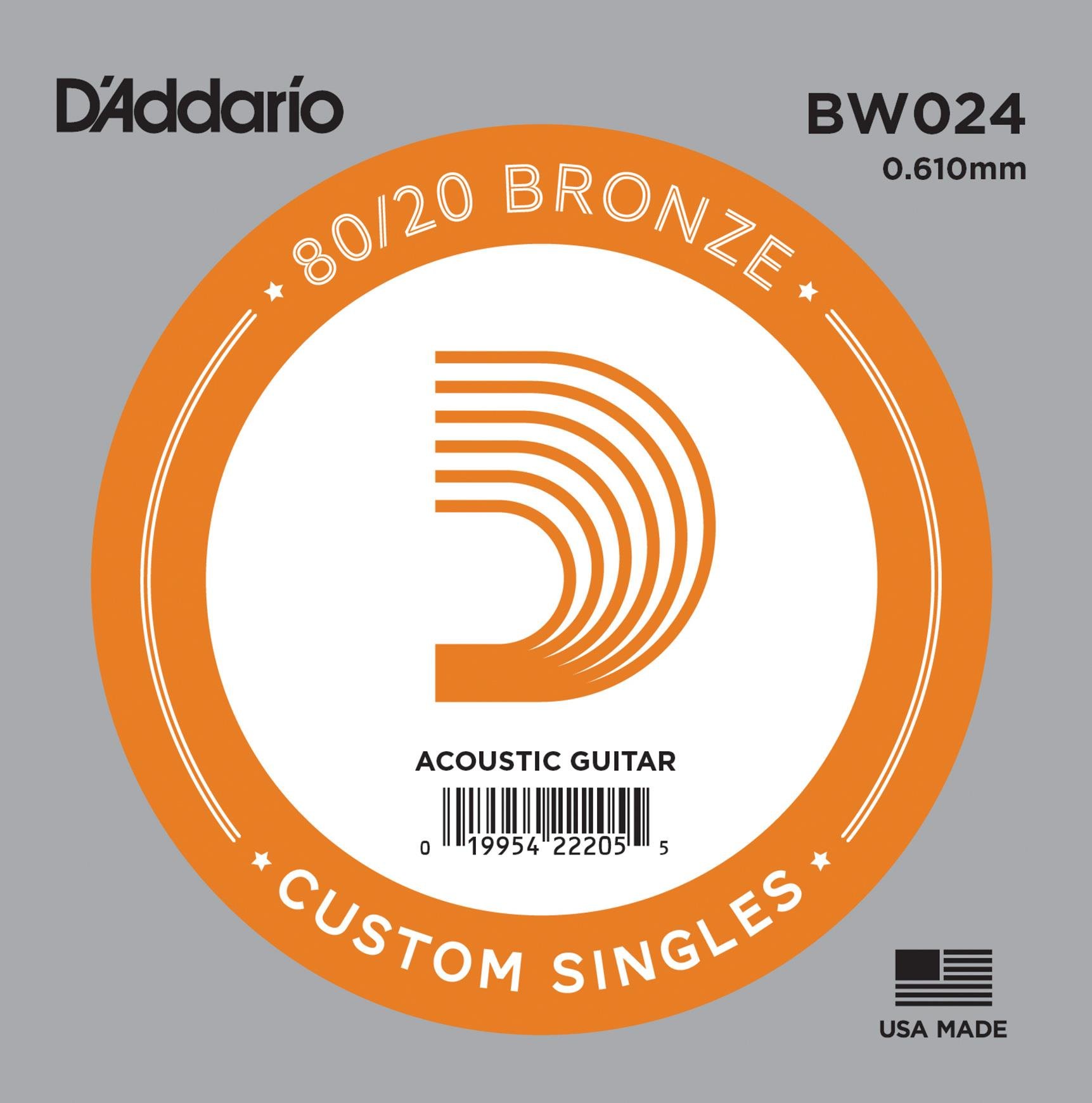 AKUST?K TEK TEL, 80/20 BRONZE WOUND, 024, (SOL) 