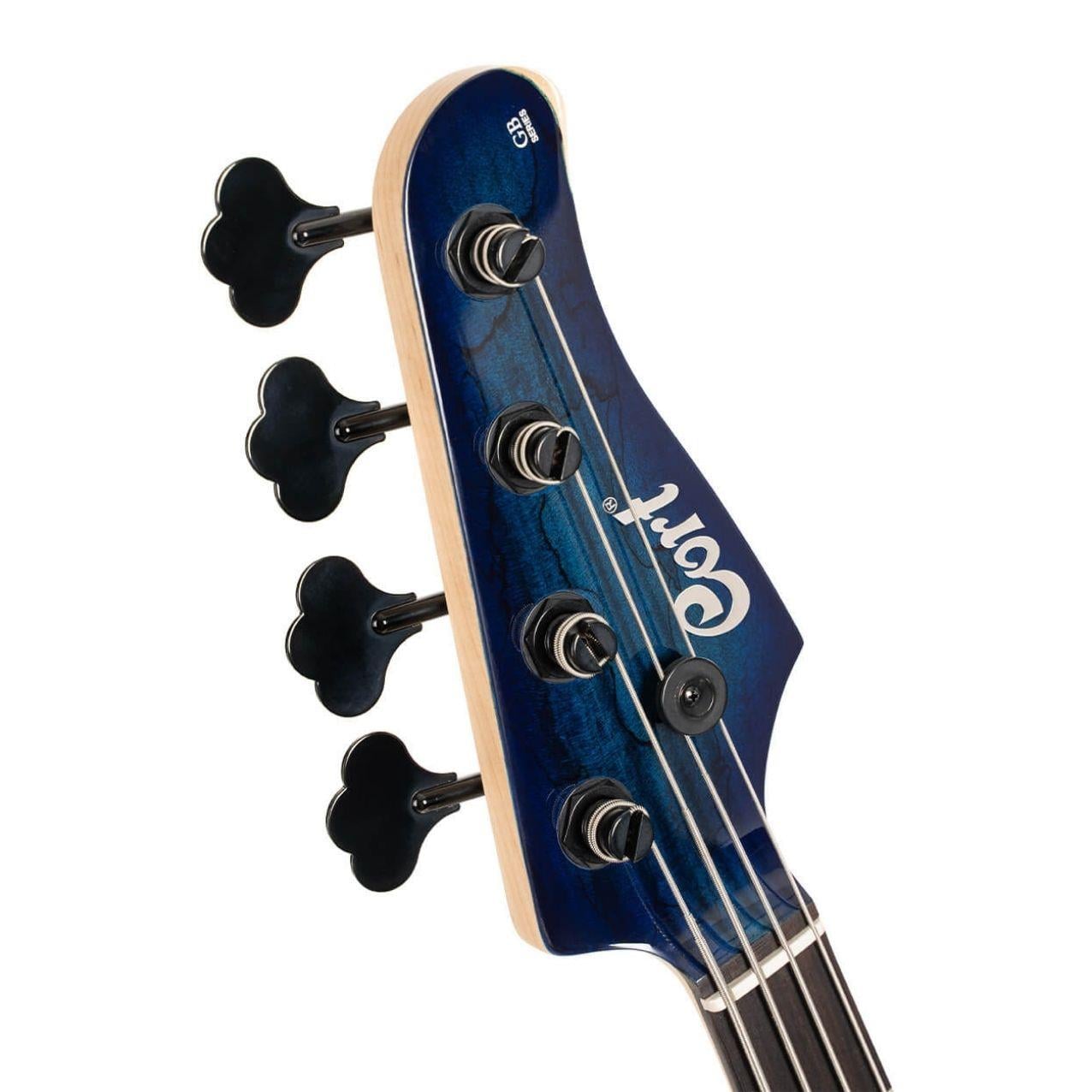BAS GİTAR, 4 TELLİ, BLUE BURST, KILIFLI