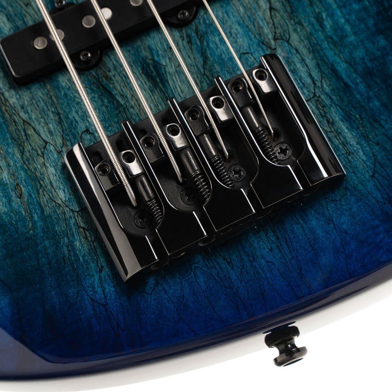 BAS GİTAR, 4 TELLİ, BLUE BURST, KILIFLI