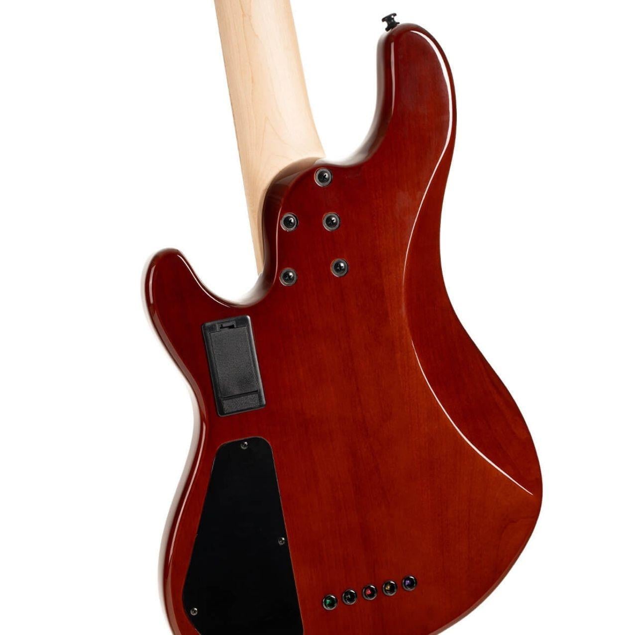 BAS GİTAR, 5 TELLİ, ANTIQUE BROWN BURST , KILIFLI