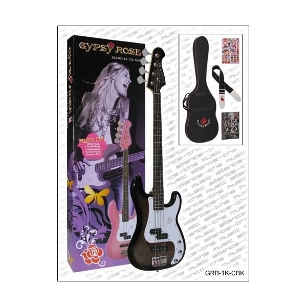 BAS G?TAR GYPSY ROSE SET (GIGBAG, SEHPA, STICKERS,