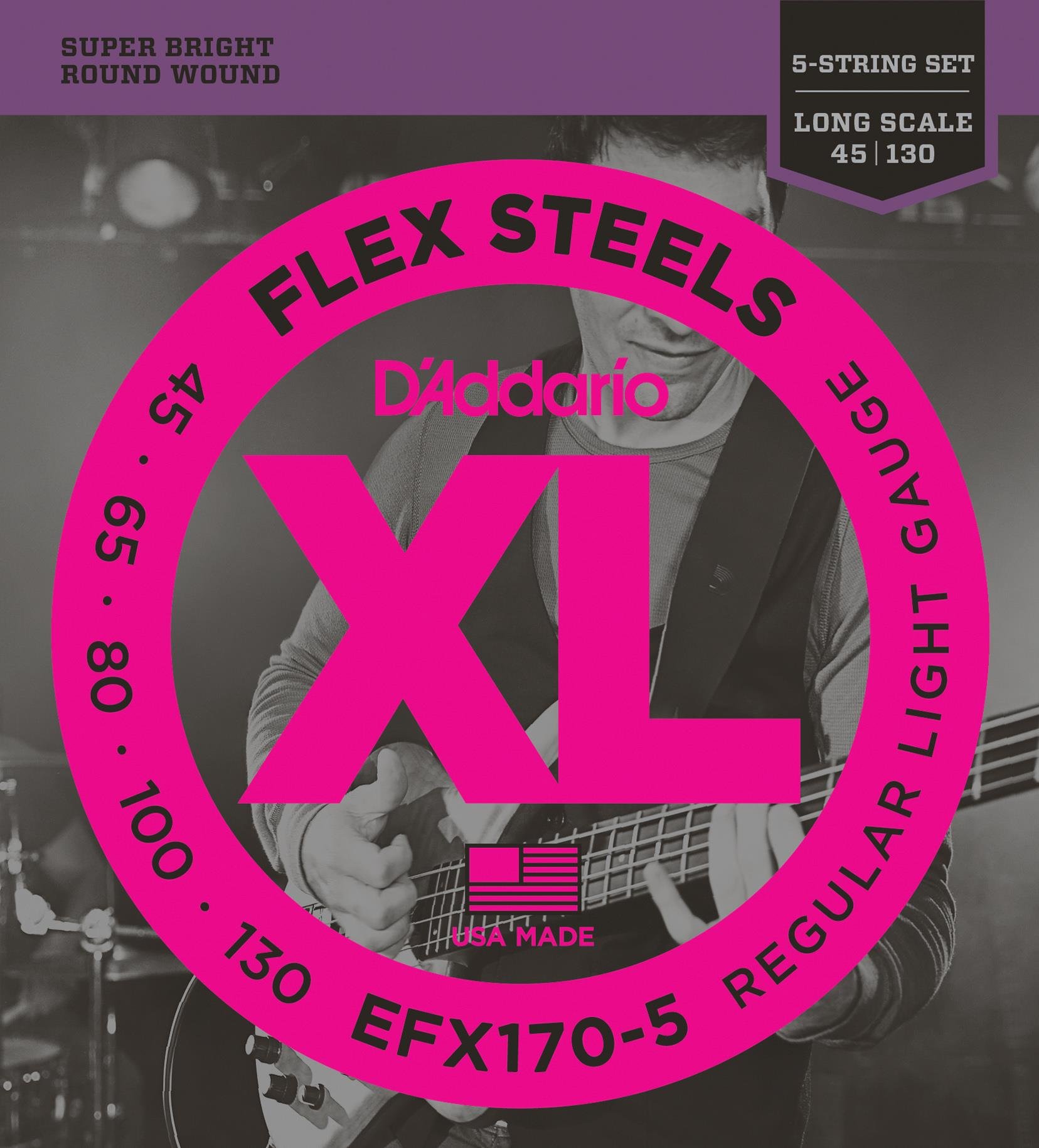 BAS G?TAR TEL SET?, 5 TELL?, FLEXSTEELS, REGULAR L
