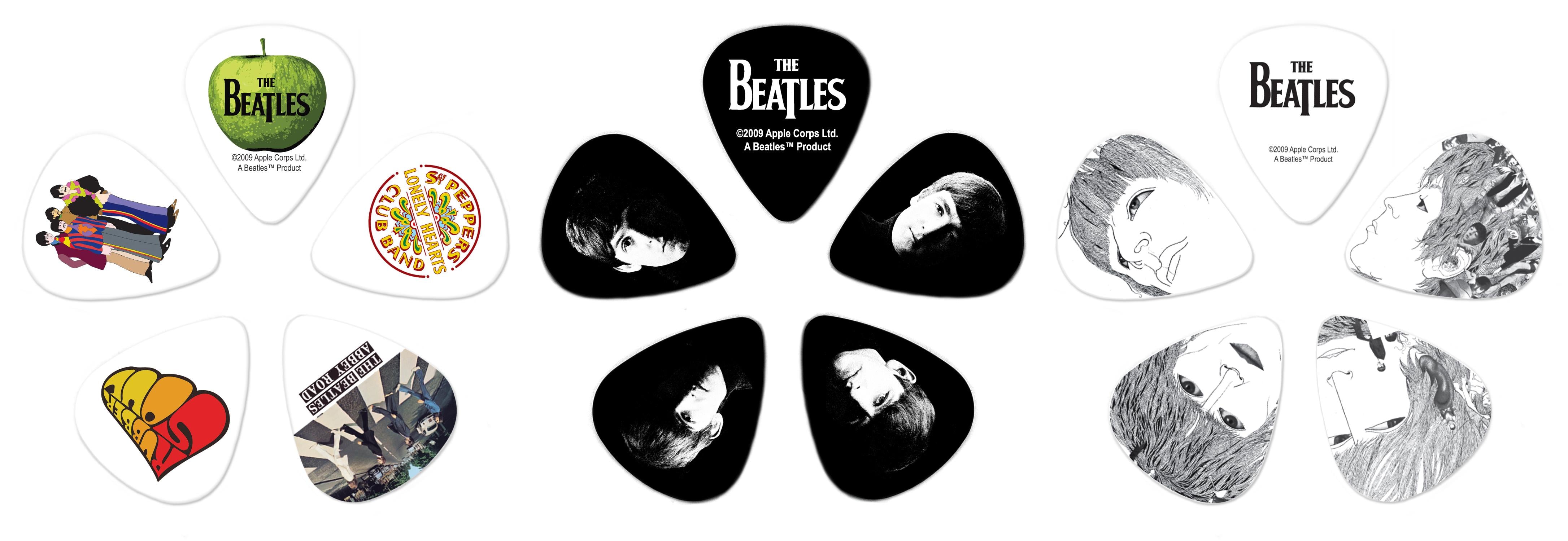 BEATLES PICK TIN-LOGO  ABD