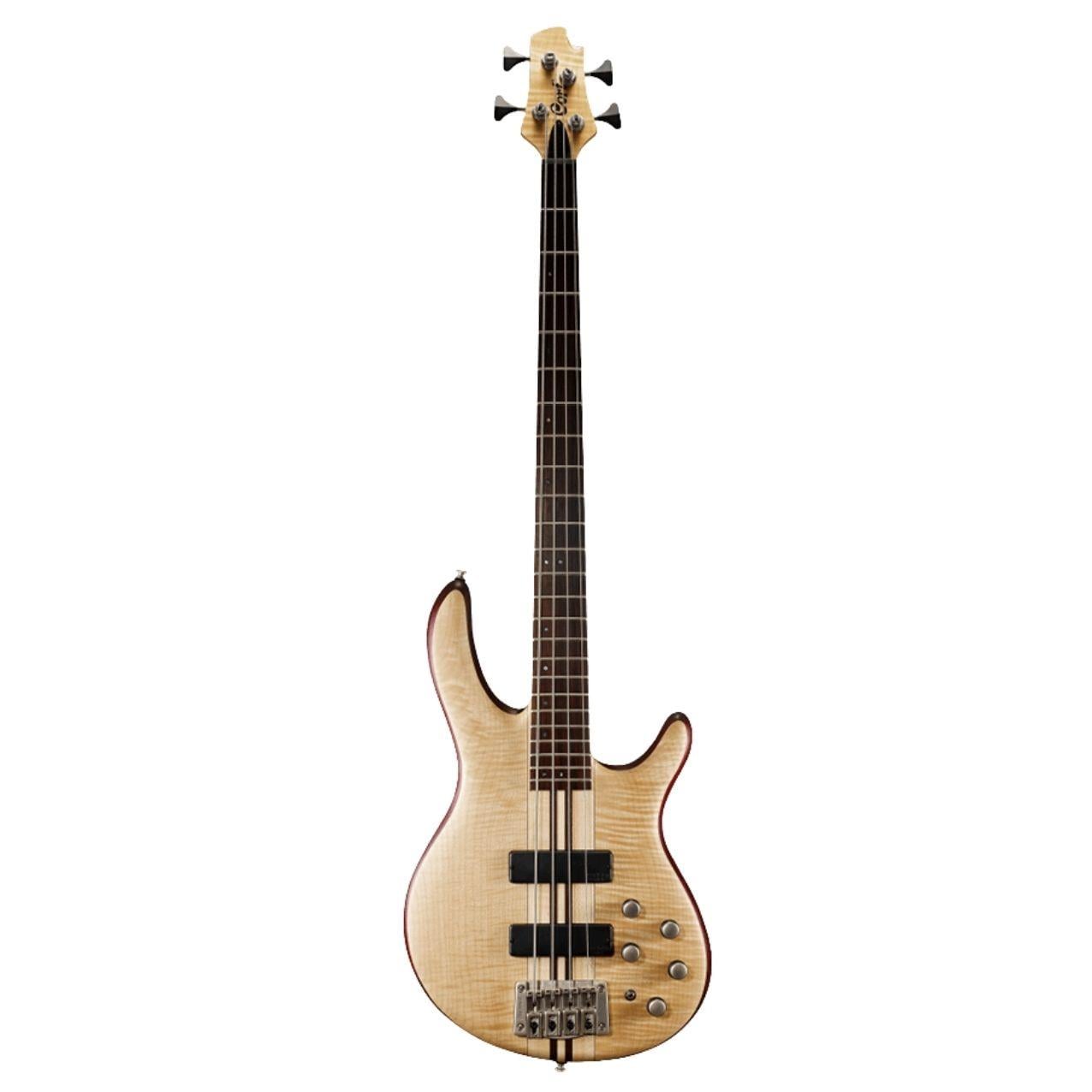 CORT A4PLUS FMMH OPN BASS GİTAR, 4 TELLİ, OPEN PORE NATUREL