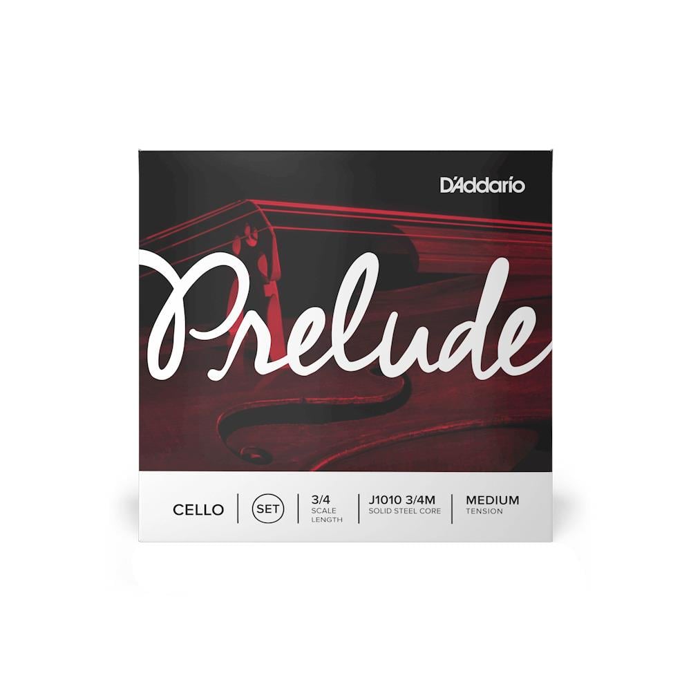 DADDARIO J101034 CELLO TEL SETİ, PRELUDE, 3/4, MEDIUM
