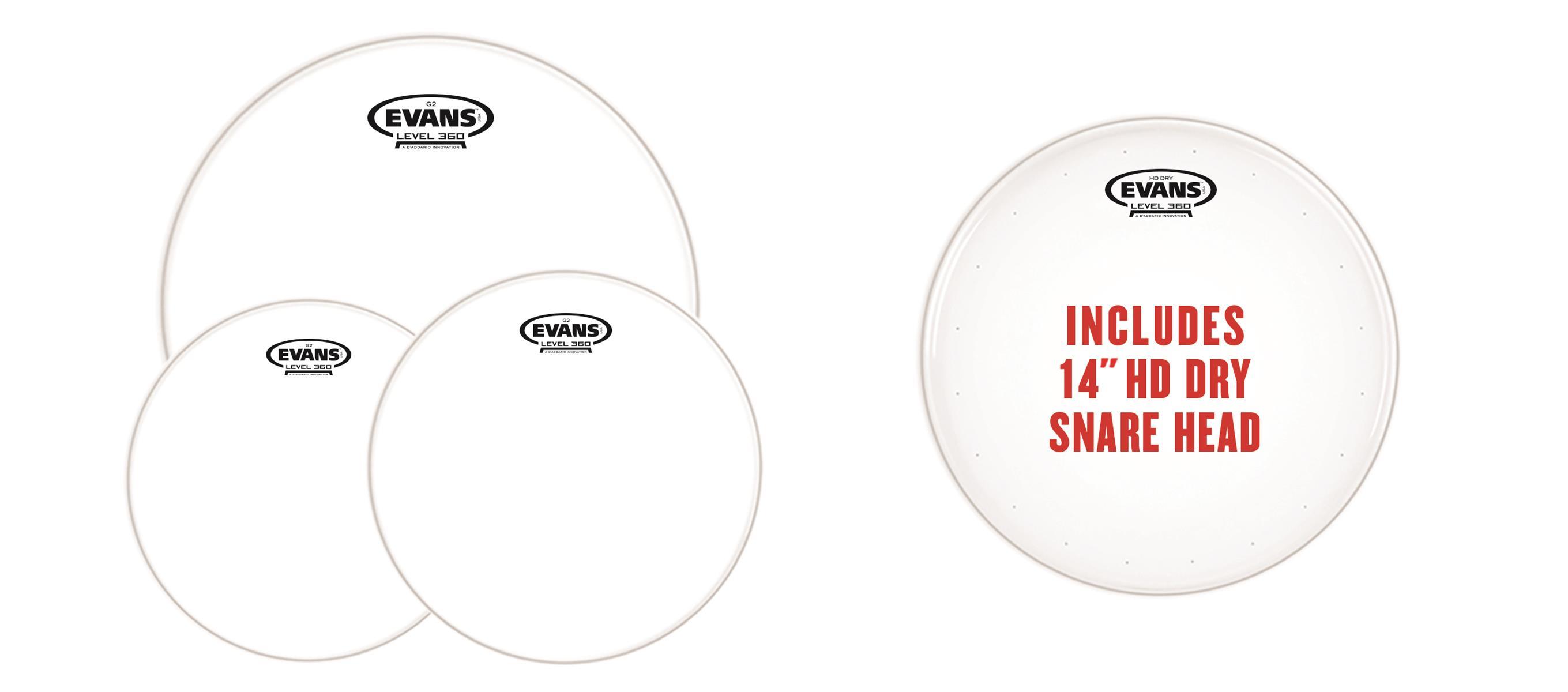 DER? SET? 10+12+16+14 G2 TOM CLEAR+HD DRY