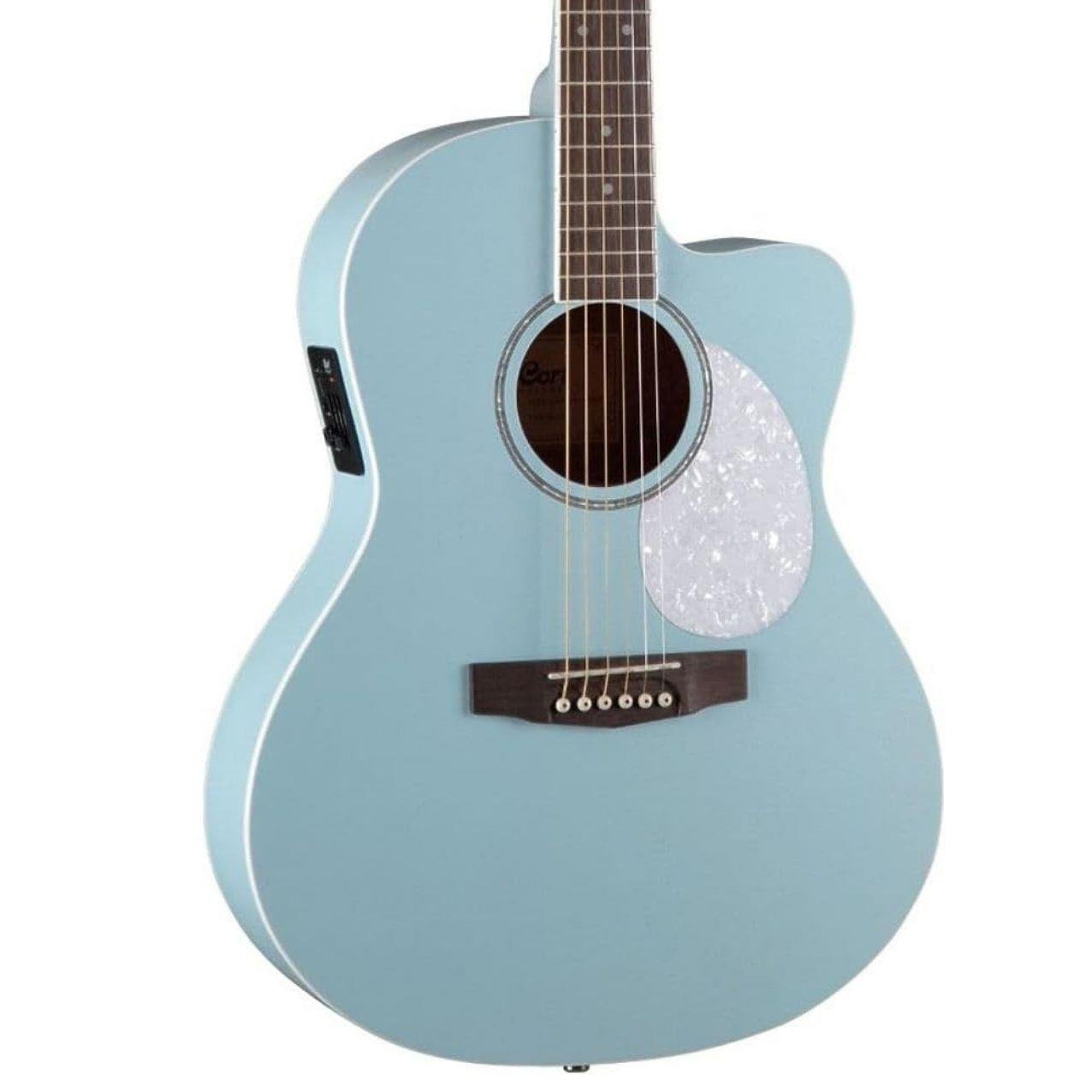 ELEKTRO AKUSTİK GİTAR, SKY BLUE OPEN PORE