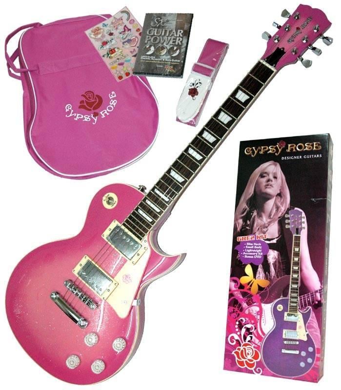 ELEKTRO G?TAR GYPSY ROSE SET (GIGBAG, STRAP, STICK