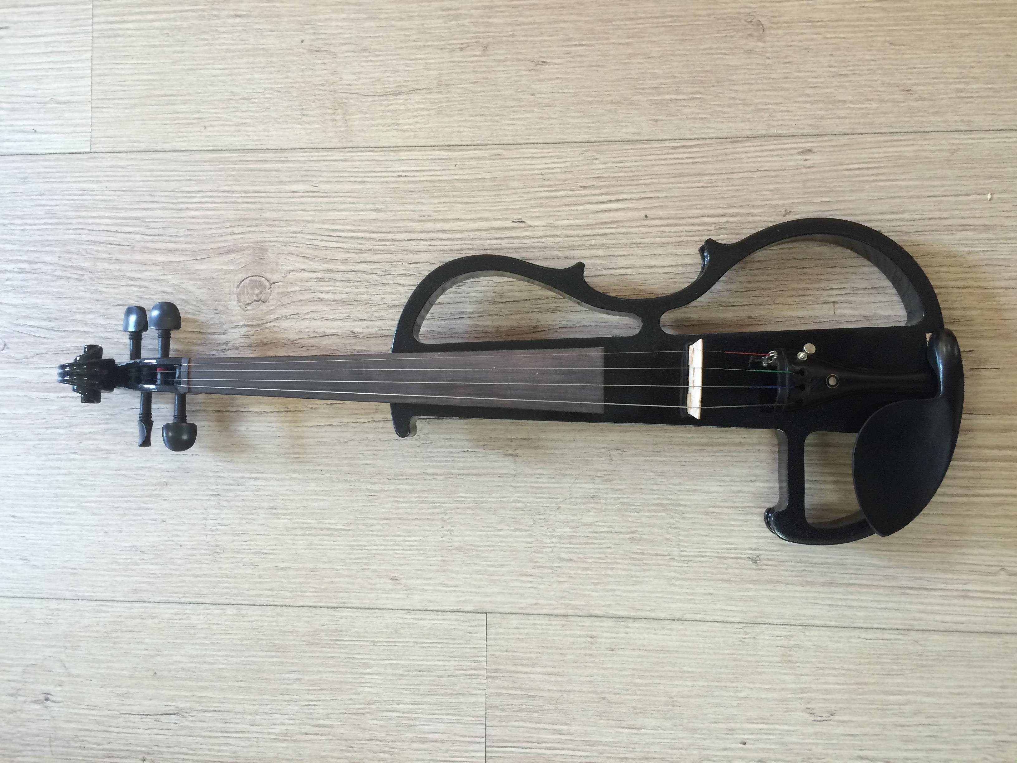 ELEKTRO KEMAN S?YAH 4/4 KUTULU:VISUAL ARTS VIOLIN 