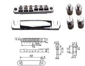 ELEKTRO TREMOLO KÖPRÜ+KOL SET KROM DR.PARTS