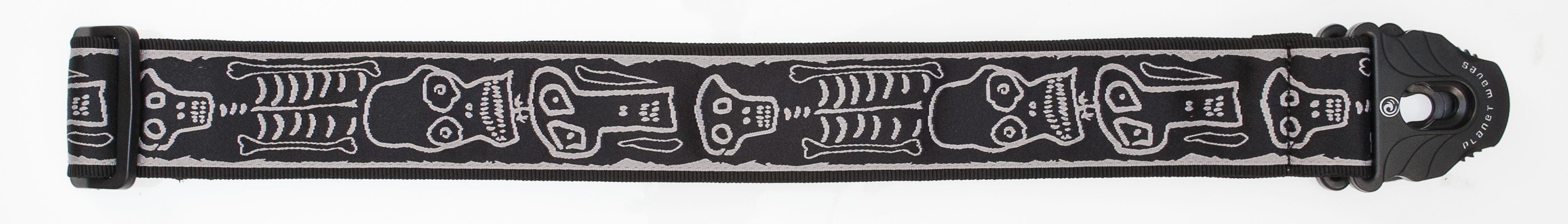 G?TAR ASKISI 50MM LOCK-JS SKULL N BONES