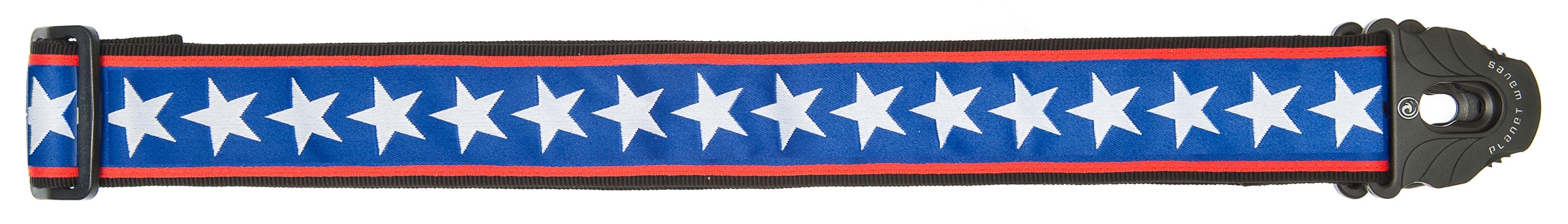 G?TAR ASKISI 50MM LOCK-STARS/STRIPES