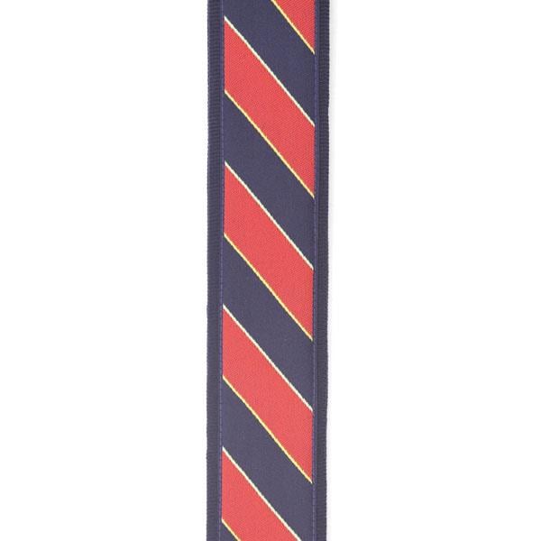 G?TAR ASKISI TIE STRIPES MAV?-KIRMIZI