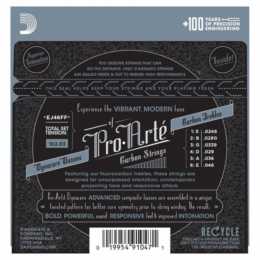 KLAS?K G?TAR TEL SET?, PRO-ARTE, CARBON TREBLES-DY
