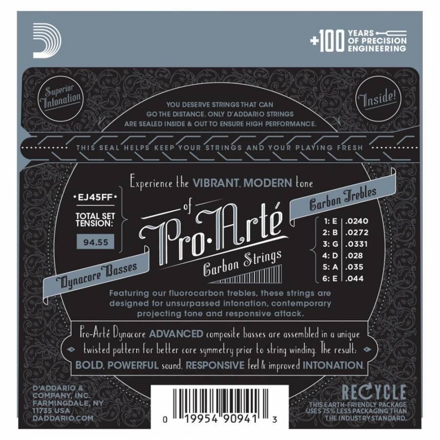 KLAS?K G?TAR TEL SET?, PRO-ARTE, CARBON TREBLES-DY