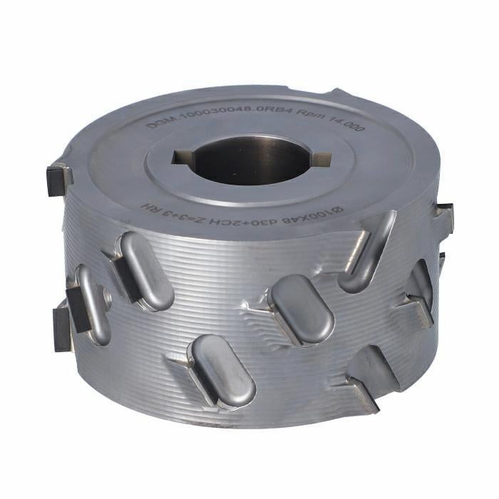 100X48X30 Z=3+3 RH DİA ÖN FREZE TOPU