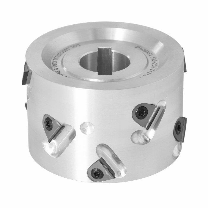 100X51X30 Z=2+2 LH DEĞİŞEBİLİR JİLETLİ DİA ÖN FREZE ALÜMİNYUM