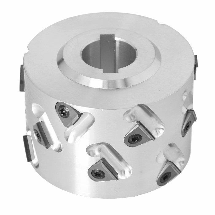 100X51X30 Z=3+3 RH DEĞİŞEBİLİR JİLETLİ DİA ÖN FREZE ALÜMİNYUM