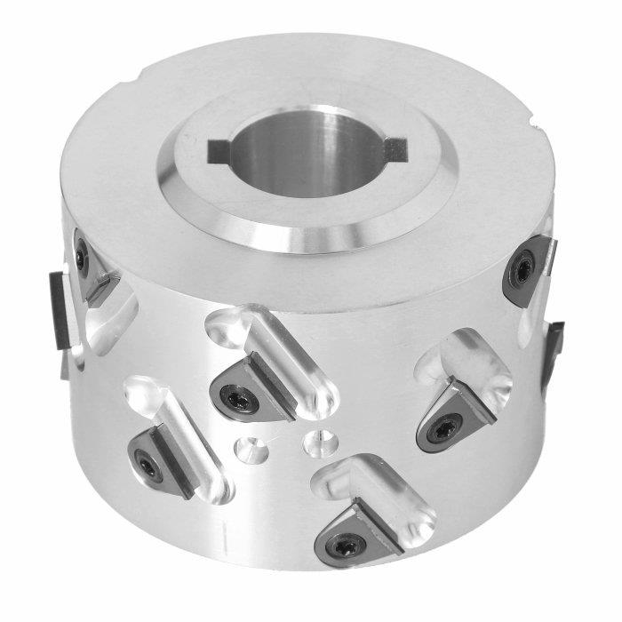 100X51X30 Z=3+3 RH DEĞİŞEBİLİR JİLETLİ DİA ÖN FREZE ALÜMİNYUM