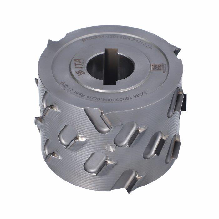 100X64X30 Z=3+3 LH DİA ÖN FREZE TOPU