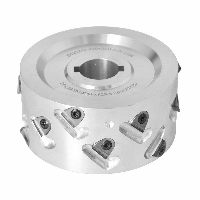 125X44X30  Z=3+3  45° RH DEĞİŞEBİLİR JİLETLİ DİA ÖN FREZEMarkasız