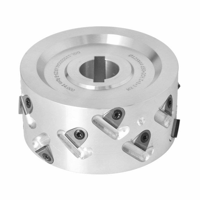 125X44X30 Z=3+3 45° RH DEĞİŞEBİLİR JİLETLİ DİA ÖN FREZE