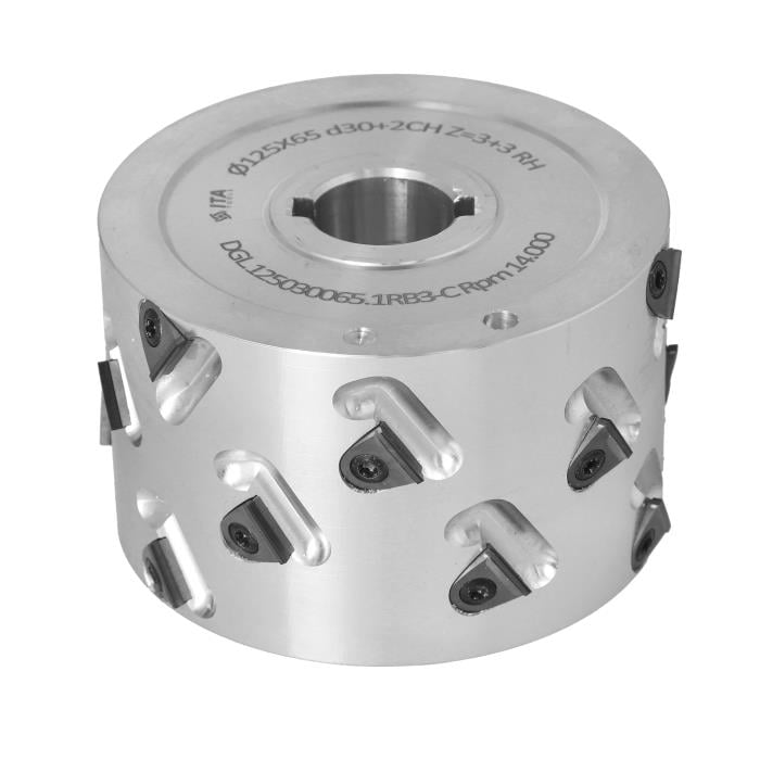 125X65X30+2 CH Z:3+3 RH DEĞİŞEBİLİR JİLETLİ DİA ÖN FREZE