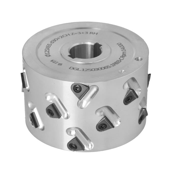 125X65X30+2 CH Z:3+3 RH DEĞİŞEBİLİR JİLETLİ DİA ÖN FREZE