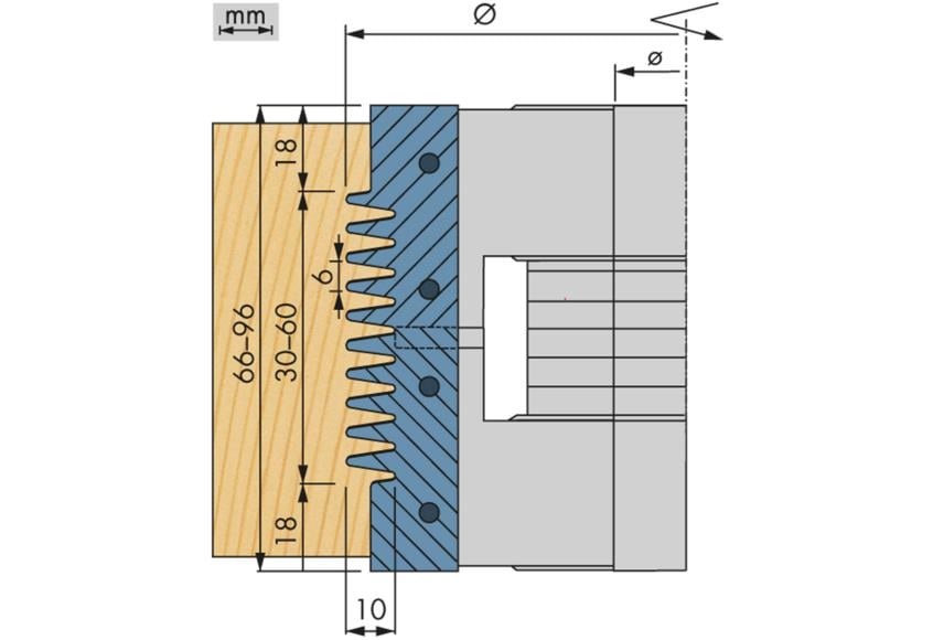 140 MM ÇAP V KURTAĞZI GÖBEKLİ FREZE BIÇAĞIMarkasız